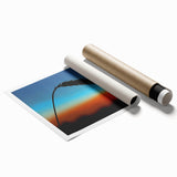 Extra large rolled print featuring a floral design in pastel shades, ideal for classy bathroom wall art.