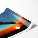 Extra large rolled print of line art flowers in black and white, ideal for large living room wall art.