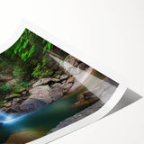 Extra large rolled print of line art flowers in black and white, ideal for large living room wall art.