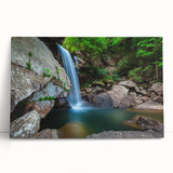Black and white stretched canvas of Kentucky scenery, ideal for kitchen wall art or bedroom ambiance.