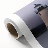 Art deco poster of Acadia with muted earth tones on rolled canvas, ideal for nursery wall art.