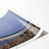 Extra large rolled print of line art flowers in muted earth tones, ideal for large living room wall art.