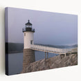 Acadia National Park landscape on stretched canvas, featuring muted earth tones, ideal for kitchen wall art.