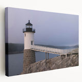 Acadia National Park landscape on stretched canvas, featuring muted earth tones, ideal for kitchen wall art.