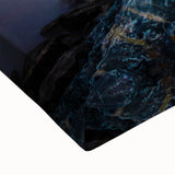 Black and white landscape art painting of Chesapeake Bay on stretched canvas, suitable for bedroom wall decor.