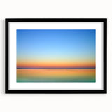 Abstract art print of Massachusetts Cape in vibrant colors on a textured, extra-large framed canvas.