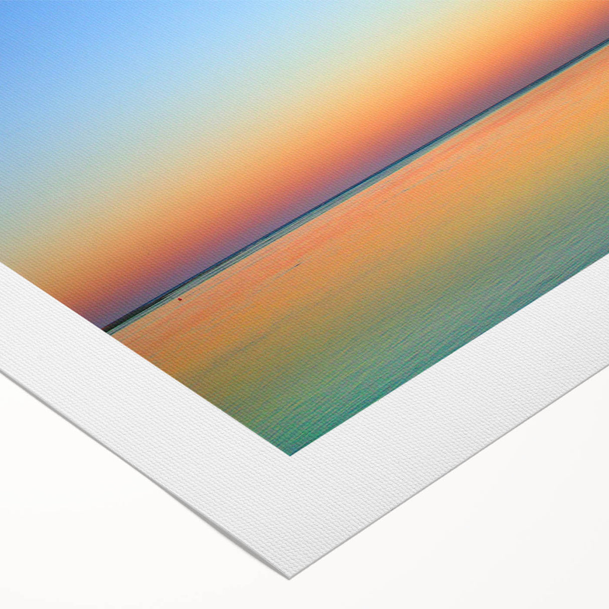 Art deco poster of Cape Cod featuring muted pastels on rolled canvas, suitable for dining room wall art.
