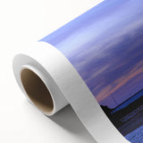 Art Deco style poster of Nantucket scenery on rolled canvas, featuring pastel shades, ideal for nursery wall art.