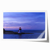 Extra large rolled print of Nantucket landscape with soft pastel shades, ideal for art wall dining room or classy bathroom.