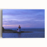 Black and white stretched canvas of Nantucket scenery, ideal for kitchen wall art.