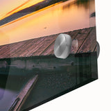 Large abstract wall art of Minnesota scenery in muted earth tones on acrylic glass, ideal for dining room art.