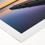 Art deco poster of Minnesota scenery in pastel shades on rolled canvas, ideal for dining room wall art.