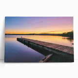Black and white stretched canvas of Minnesota scenery, large art perfect for kitchen or bedroom wall decor.