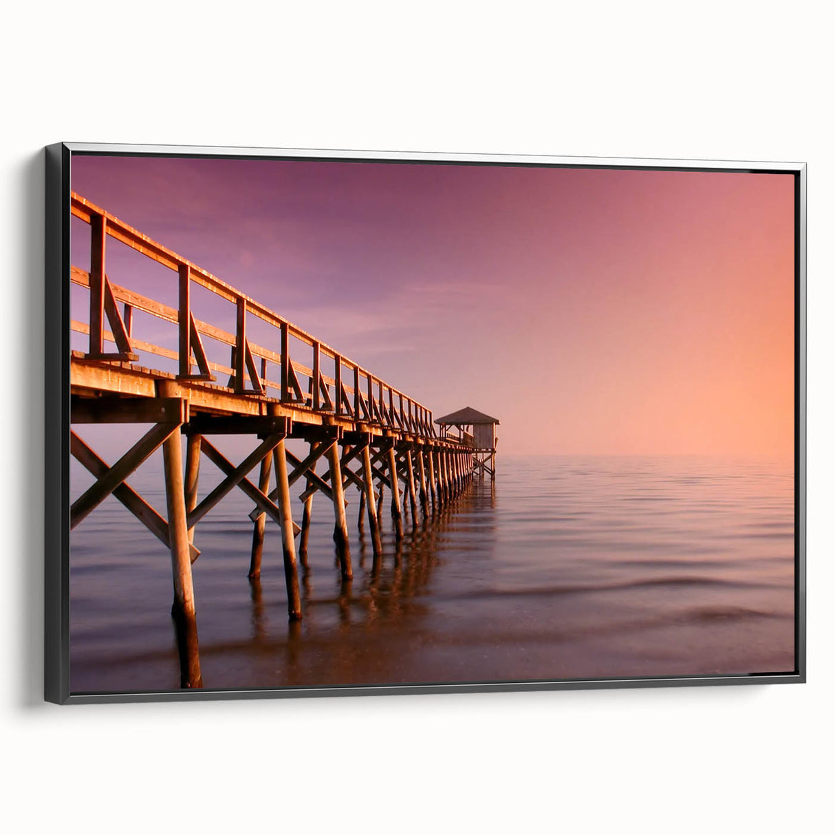 Black and white landscape art painting of Mississippi on framed canvas, ideal for bedroom wall decor.