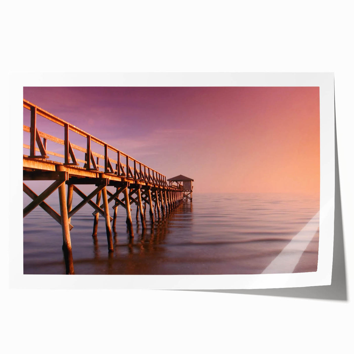 Mississippi scenery depicted in soft pastel hues on a large rolled canvas, ideal for dining room wall art.