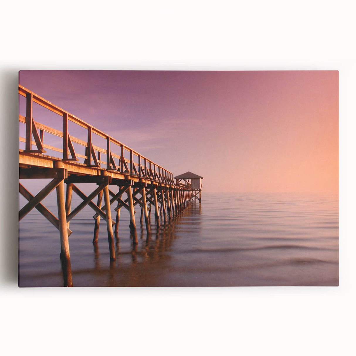 Black and white photography of Mississippi scenery on large stretched canvas, suitable for kitchen wall art.