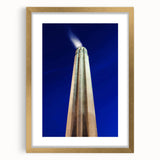 Abstract art print of Kansas City skyline in textured gold frame, ideal for extra large wall art in living rooms.