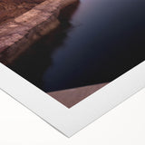 Art deco poster of Hoover Dam in muted gray and blue tones on rolled canvas, suitable for dining room wall art.