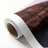 Art deco poster of Hoover Dam in soft pastel hues on rolled canvas, ideal for nursery wall art.