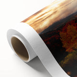 Art deco poster of New Hampshire scenery in pastel shades on rolled canvas, ideal for nursery wall art.