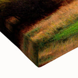 Black and white landscape art painting of New Hampshire on stretched canvas, suitable for bedroom wall art.