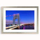 Textured abstract art print depicting the New Jersey scenery in muted earth tones, framed in silver, ideal for bedroom art.