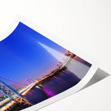 Extra large wall art featuring line art flowers in black on a white background, ideal for large living room decor.