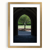 Extra large abstract art print featuring textured hues of blue and gold in a gold frame, ideal for living room decor.