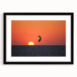 Colorful abstract art print of the Outer Banks, featuring vibrant, textured colors on a large framed canvas.