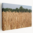 North Dakota landscape on large stretched canvas, featuring muted earth tones, ideal for kitchen wall art.