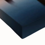 Large art depicting a black and white landscape of Long Island on stretched canvas, suitable for bedroom wall decor.