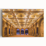 Black and white large canvas print of Central Park, ideal for kitchen wall art.