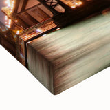 Black and white image of the Manhattan Bridge on stretched canvas, ideal for bedroom wall art.
