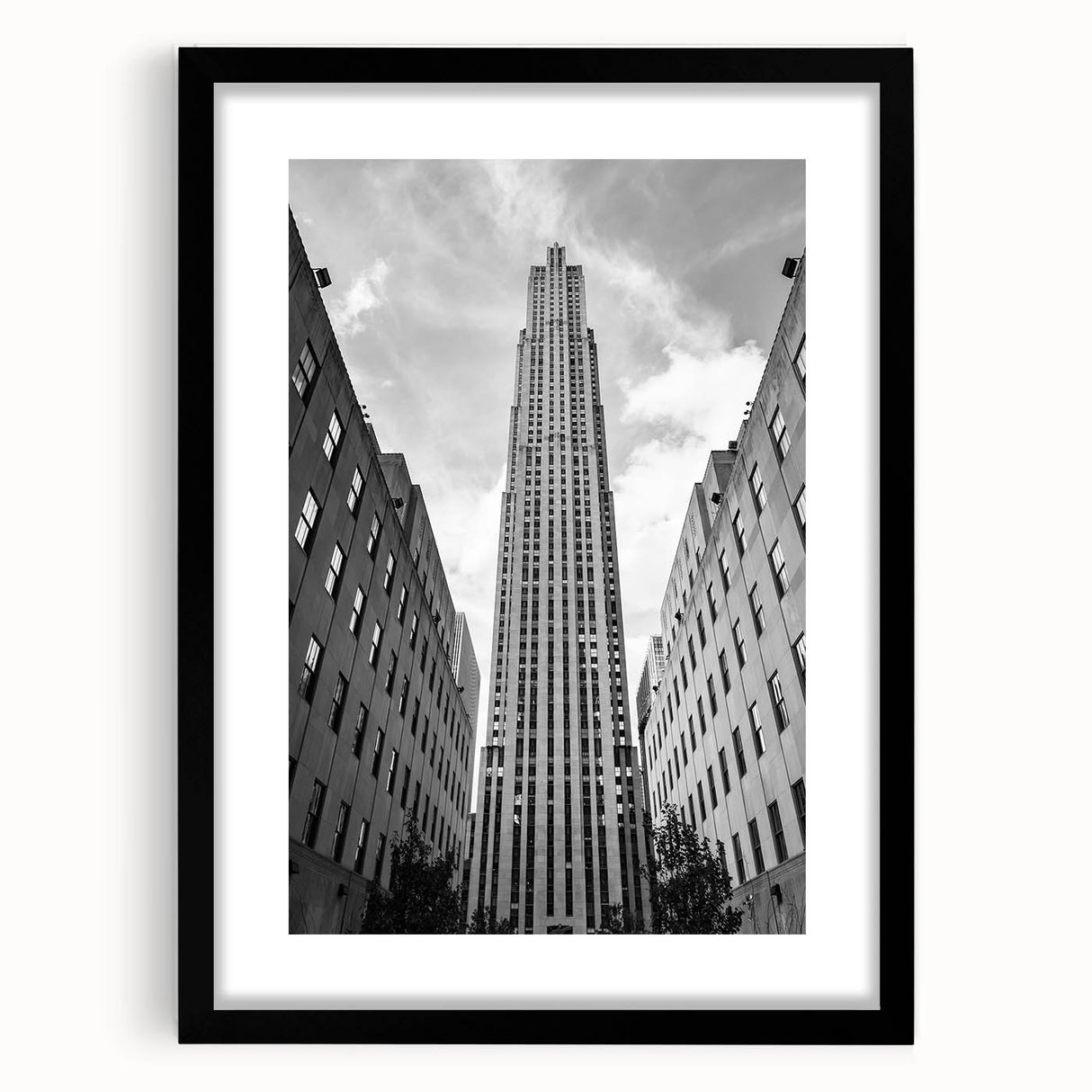 Colorful abstract art print of NYC skyline, textured on large framed canvas, suited for living room decor.