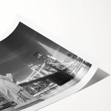 Extra large wall art featuring a line art design of the Statue of Liberty, printed on rolled canvas.