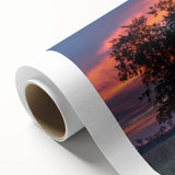 Art Deco style poster of Oklahoma scenery in pastel shades on rolled canvas, ideal for nursery wall art.