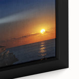 Black wall art depicting a close-up view of Portland, Oregon, on a textured, framed canvas with vibrant color accents.