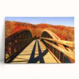 Large black and white stretched canvas of Pennsylvania scenery, suitable as kitchen wall art or bedroom decor.