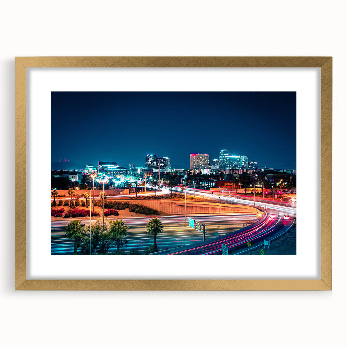 Extra large canvas wall art featuring textured abstract depiction of Phoenix valley in muted earth tones.
