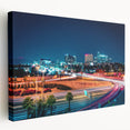 Large stretched canvas depicting a detailed Phoenix valley scenery, ideal for kitchen wall art.