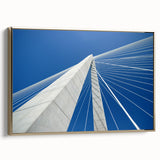 Framed canvas of a Charleston landscape in muted gold and black tones, ideal for bedroom wall art.