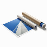 Extra large rolled print of Charleston scenery with vibrant floral elements, ideal for classy bathroom wall art.