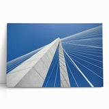 Black and white photo of Charleston scenery on large stretched canvas, ideal for kitchen wall art.