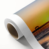 Art Deco poster of South Carolina scenery in soft pastel colors on rolled canvas, ideal for nursery wall art.