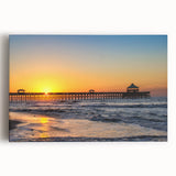 Black and white stretched canvas of a South Carolina landscape, suitable as large kitchen wall art.