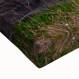 Black and white landscape art painting of South Dakota Badlands on large stretched canvas, suitable for bedroom wall decor.