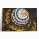 Black and white stretched canvas of Austin skyline, ideal for kitchen wall art or bedroom ambiance.