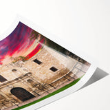 Extra large rolled print of line art flowers in black and white, ideal for large living room wall art.