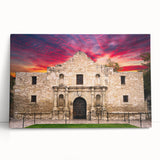 Black and white stretched canvas of San Antonio skyline, ideal for kitchen wall art.