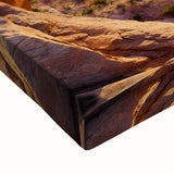 Large art depicting Canyonlands, USA in black and white on stretched canvas, ideal for bedroom wall decor.